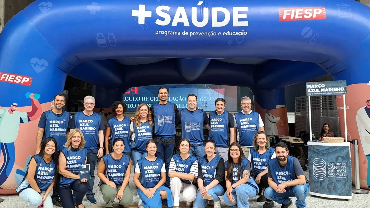 Campanha Março Azul Marinho conscientiza sobre prevenção do câncer colorretal e movimenta a Avenida Paulista