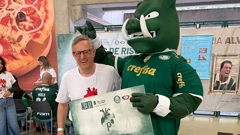 InCor e Palmeiras juntos na prevenção das doenças do coração