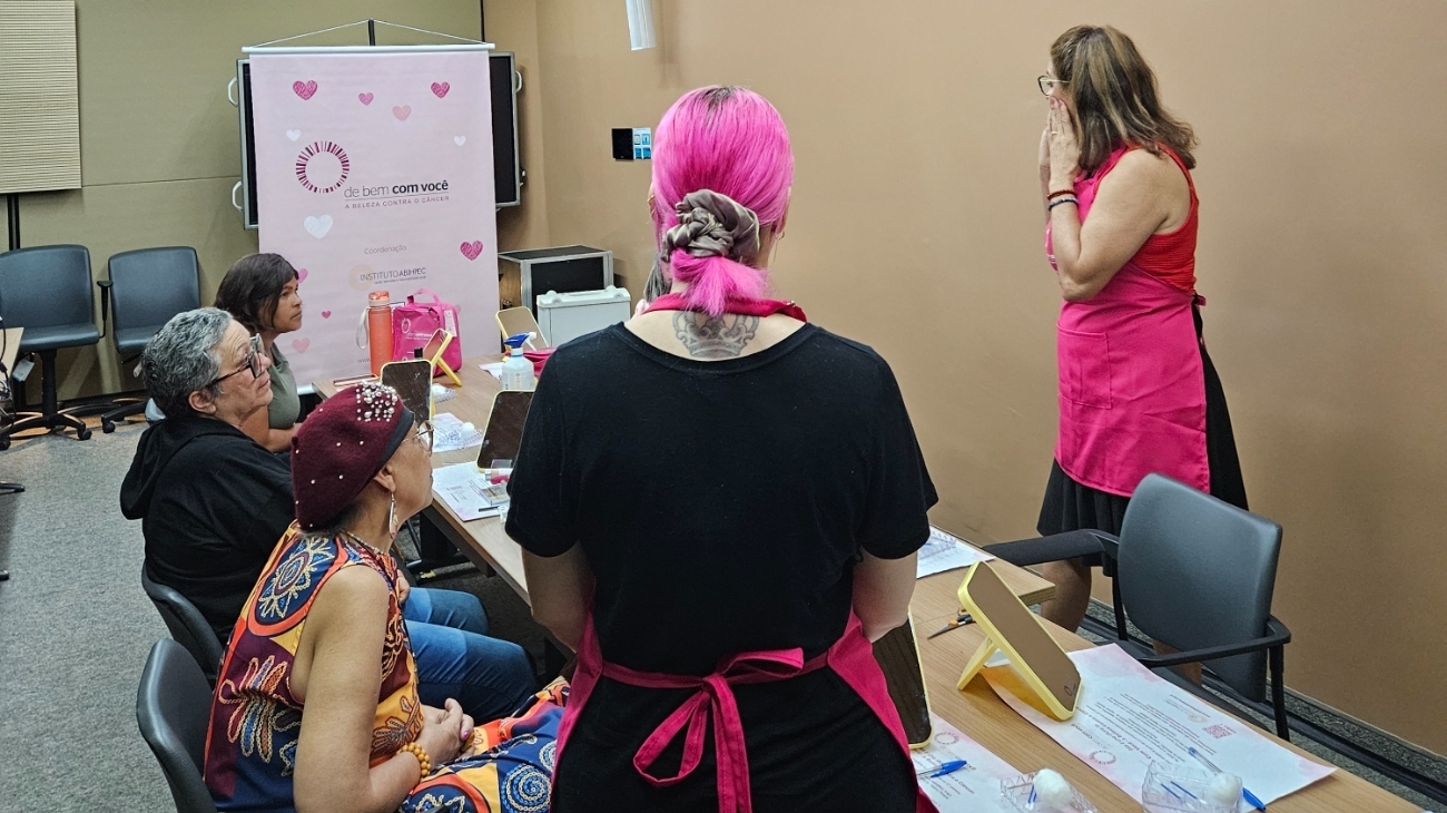 InRad promove oficina de autocuidado para pacientes em tratamento de radioterapia